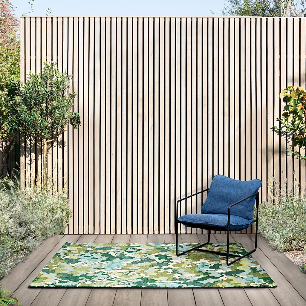 Canopy Green Outdoor Rug | Size: 250 x 350 cm