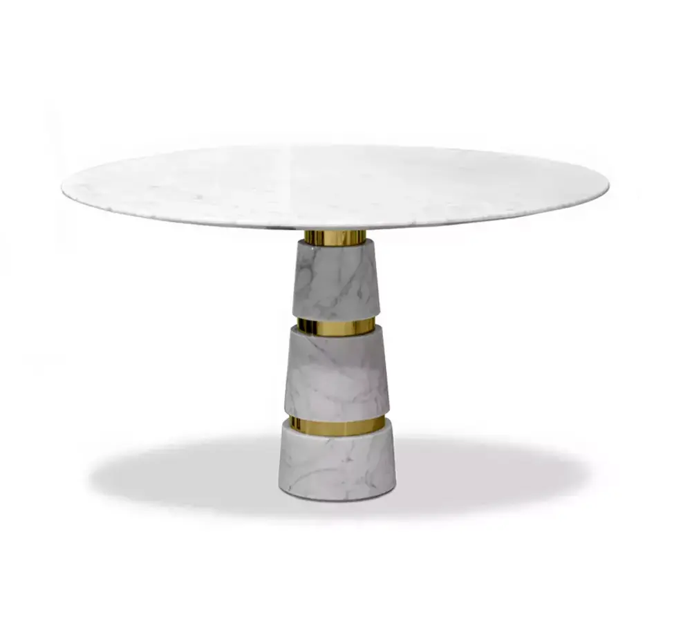 Avalanche Carrara Marble Table
