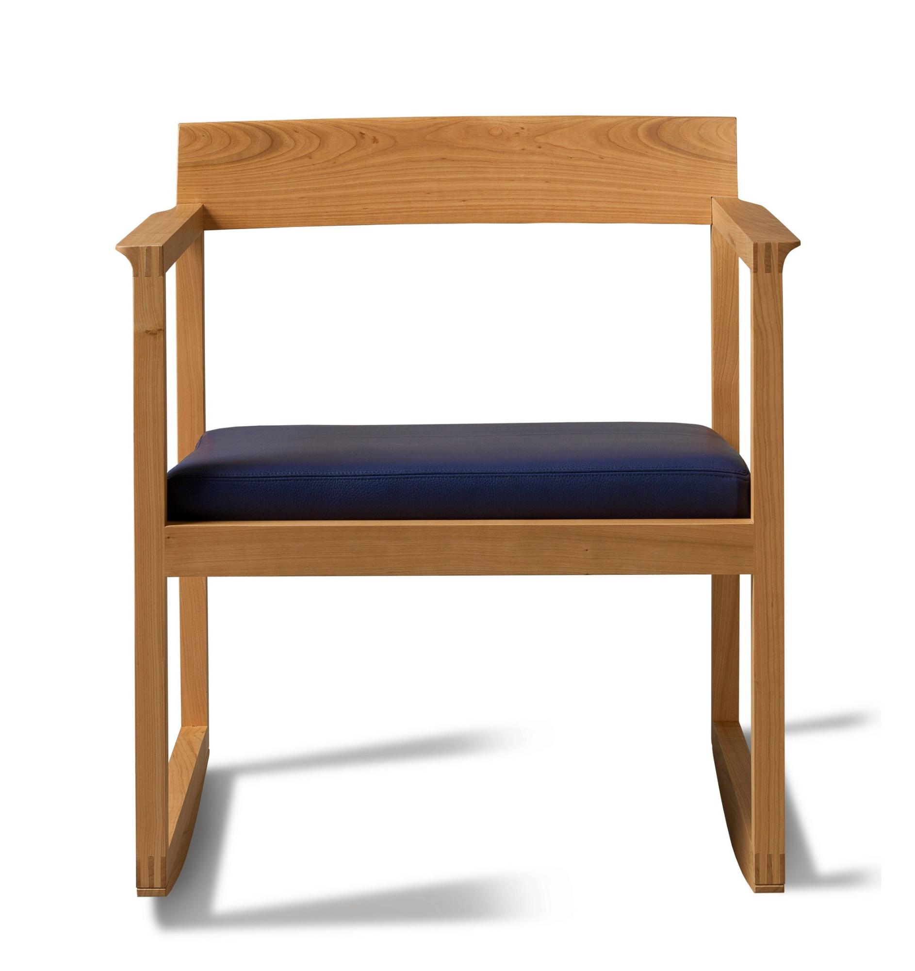 Burton Navy Blue Artisan Rocking Chair