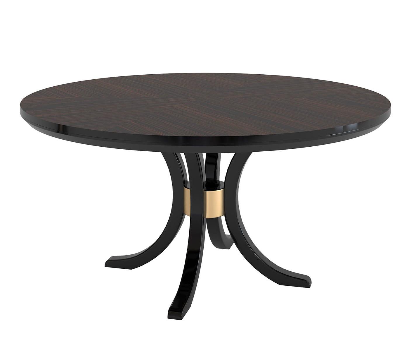 Iconic Dark Round Artisan Dining Table