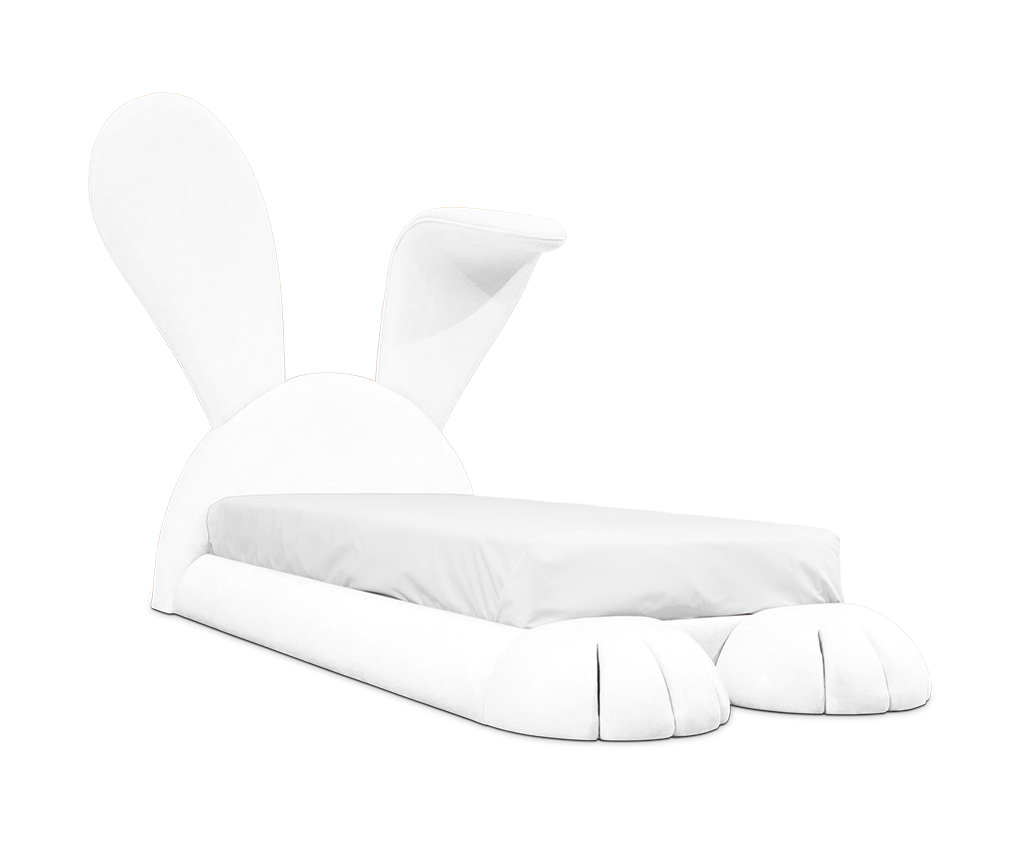 Bunny Cozy Kids Bed | Mattress Size: 190 x 200 cm