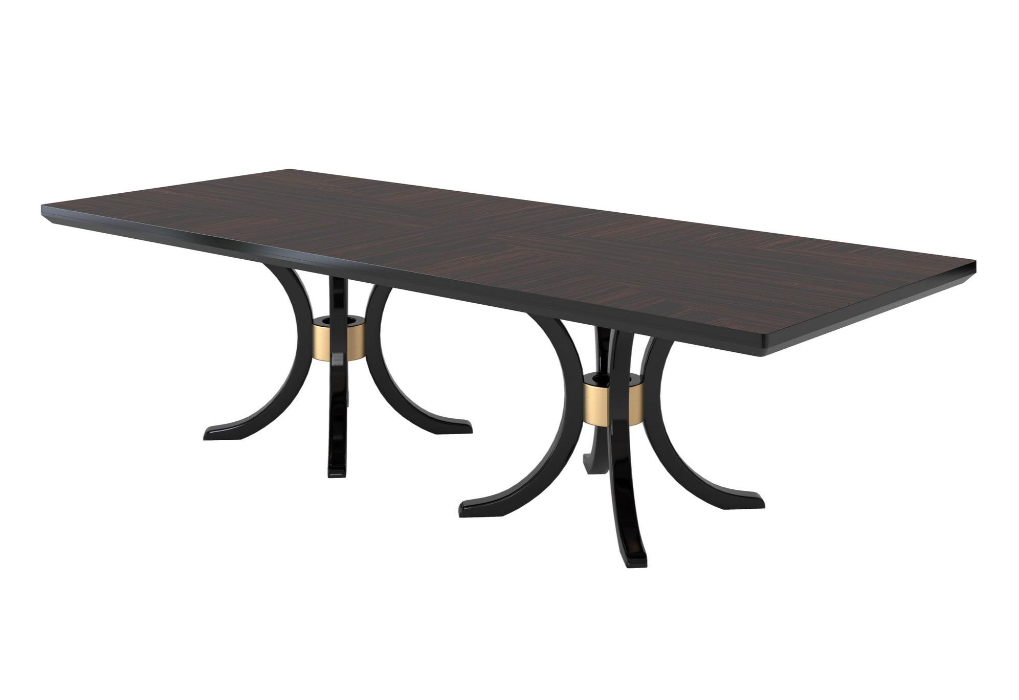 Iconic Dark Handcrafted Dining Table