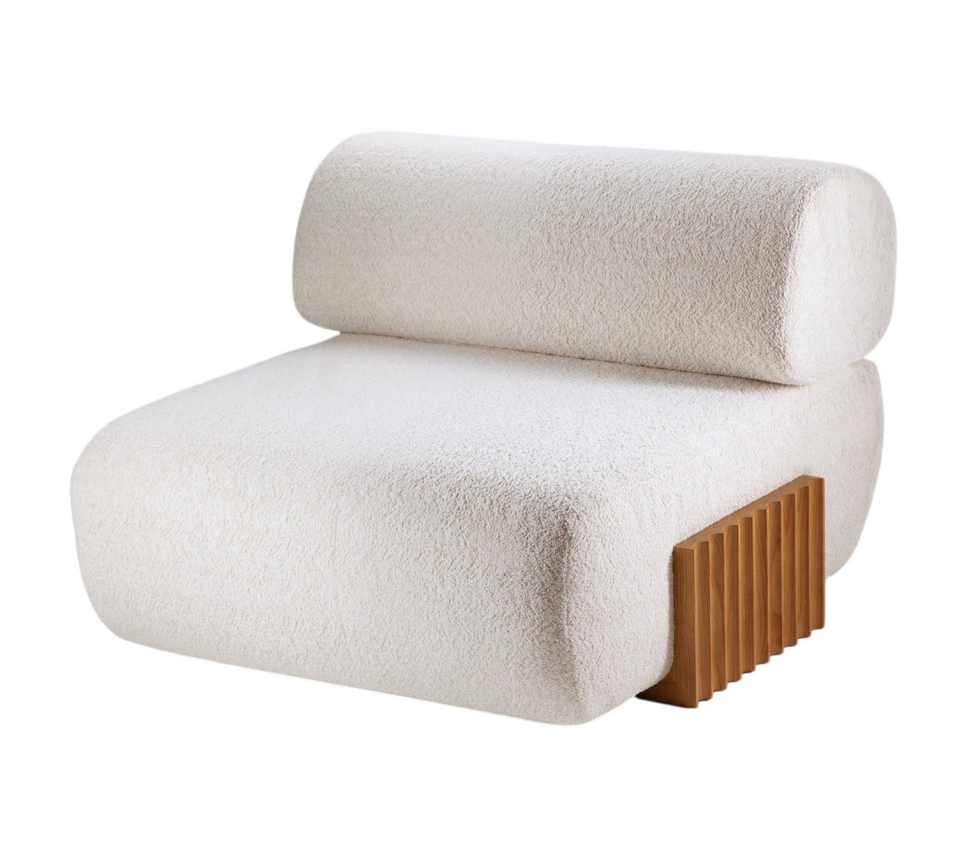 Carmel White Armchair