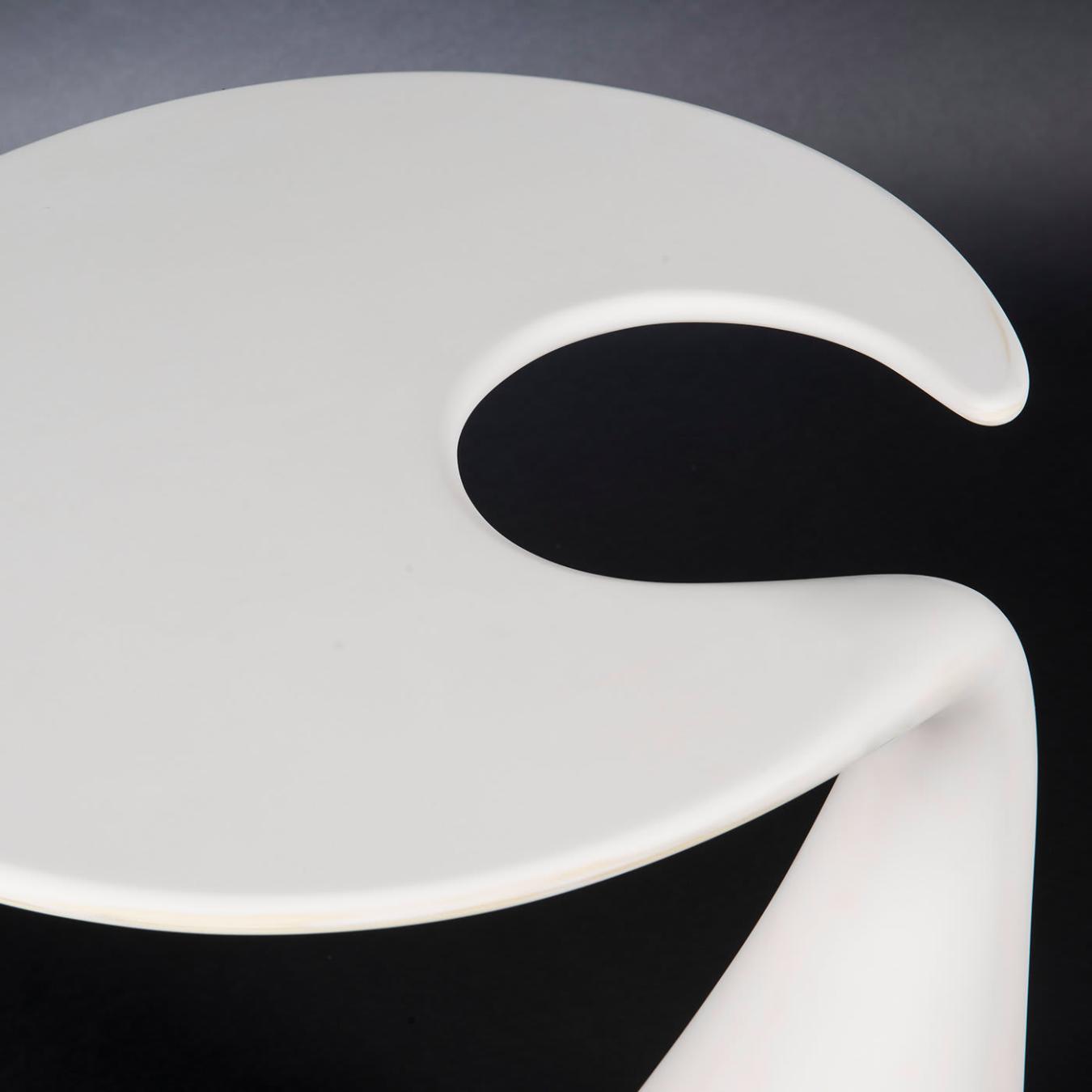 Milan White Artisan Side Table