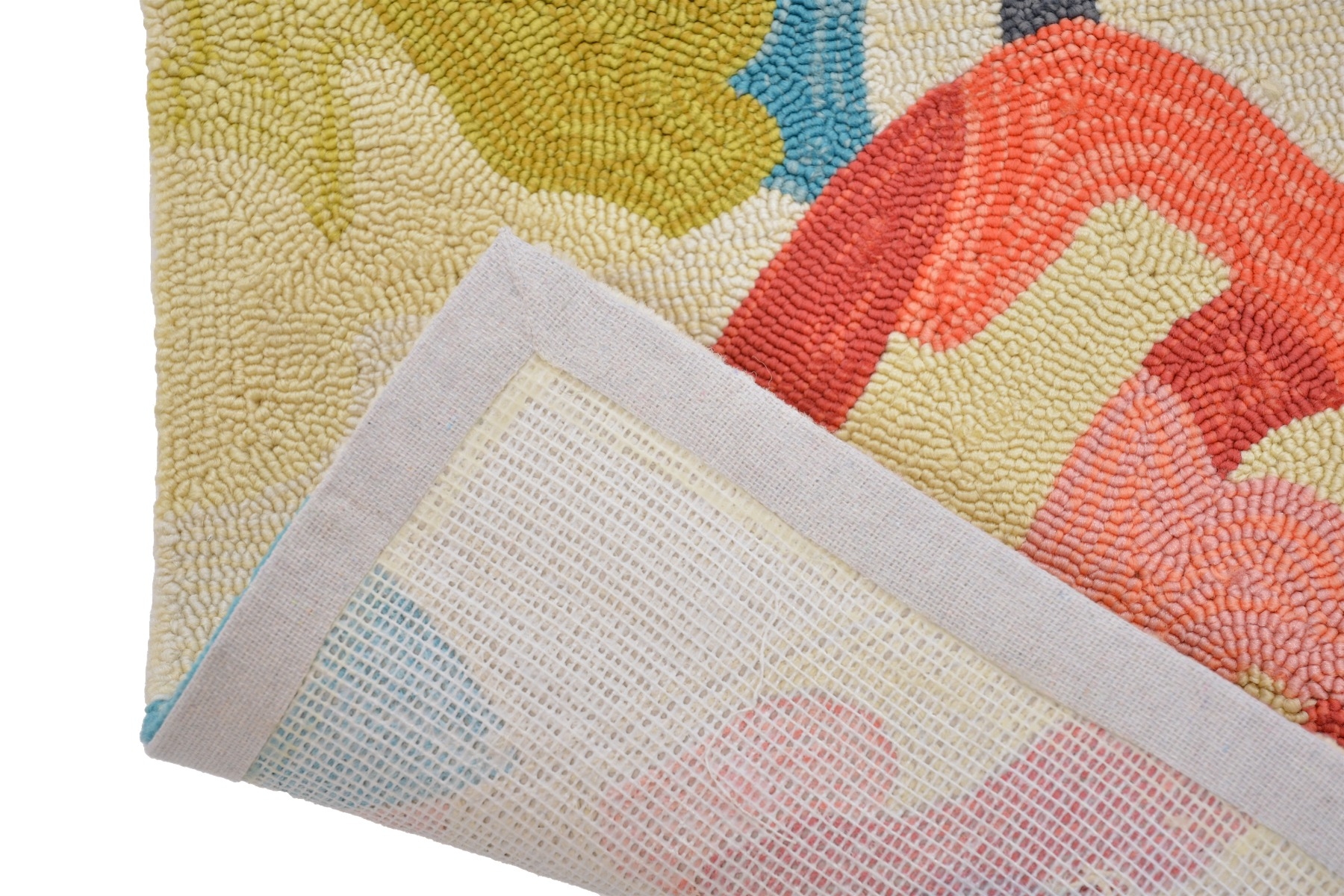 Floral Outdoor Hand-Woven Rug