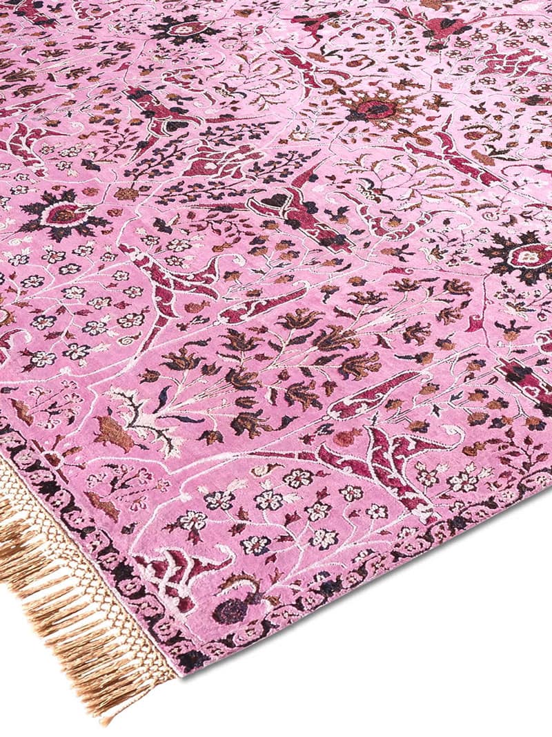 Teheran Pink Luxury Handwoven Rug | Size: 250 x 300 cm