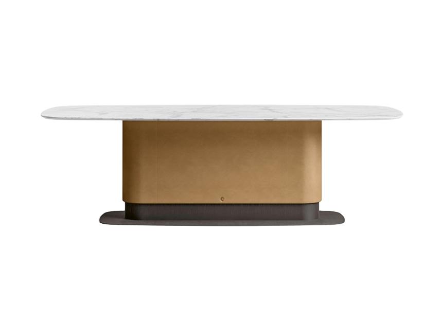 Statement Large Circular Marble Table | Dimensions: W 220 cm
