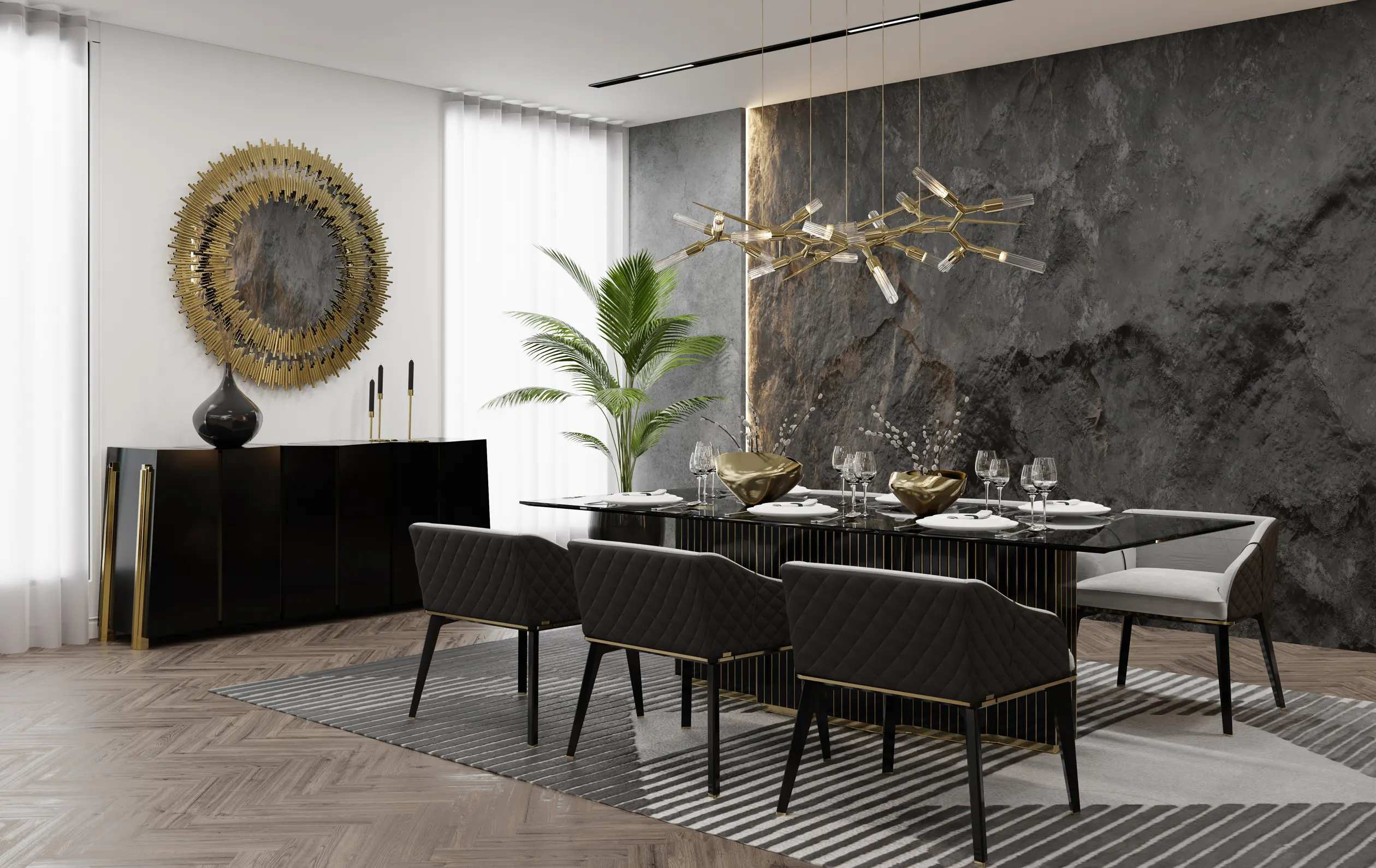 Illusion Dining Table - 2