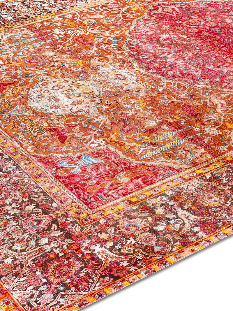 Hundred Million Hand-Knotted Wool / Silk Rug ☞ Size: 170 x 240 cm