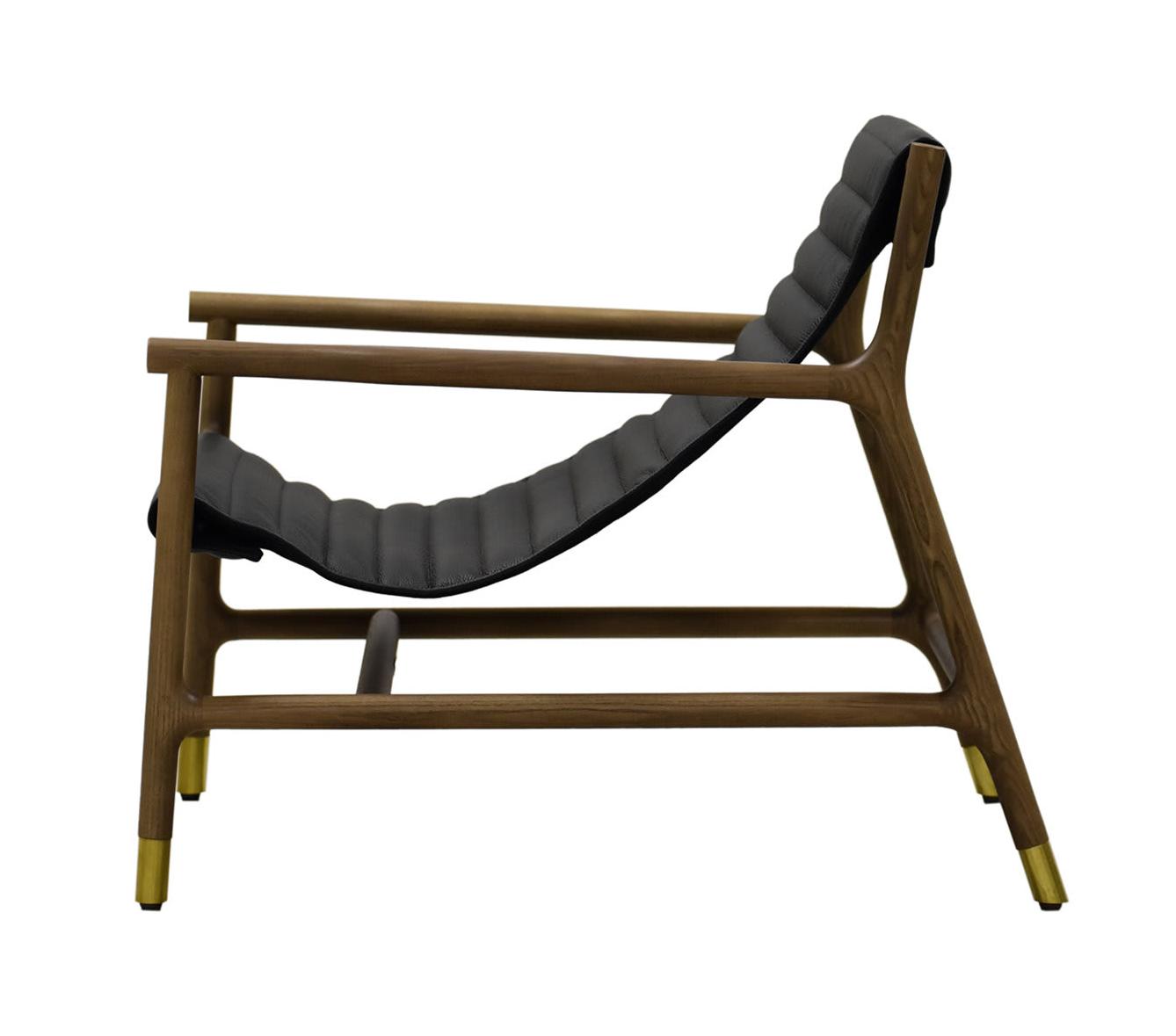 Joyce Black Artisan Lounge Chair