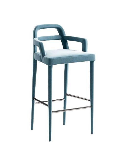 Sophisticated Upholstered Bar Stool
