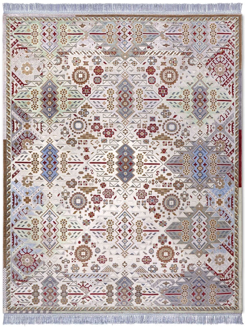 New Tribal Hand-Knotted Wool / Silk Rug | Size: 300 x 400 cm