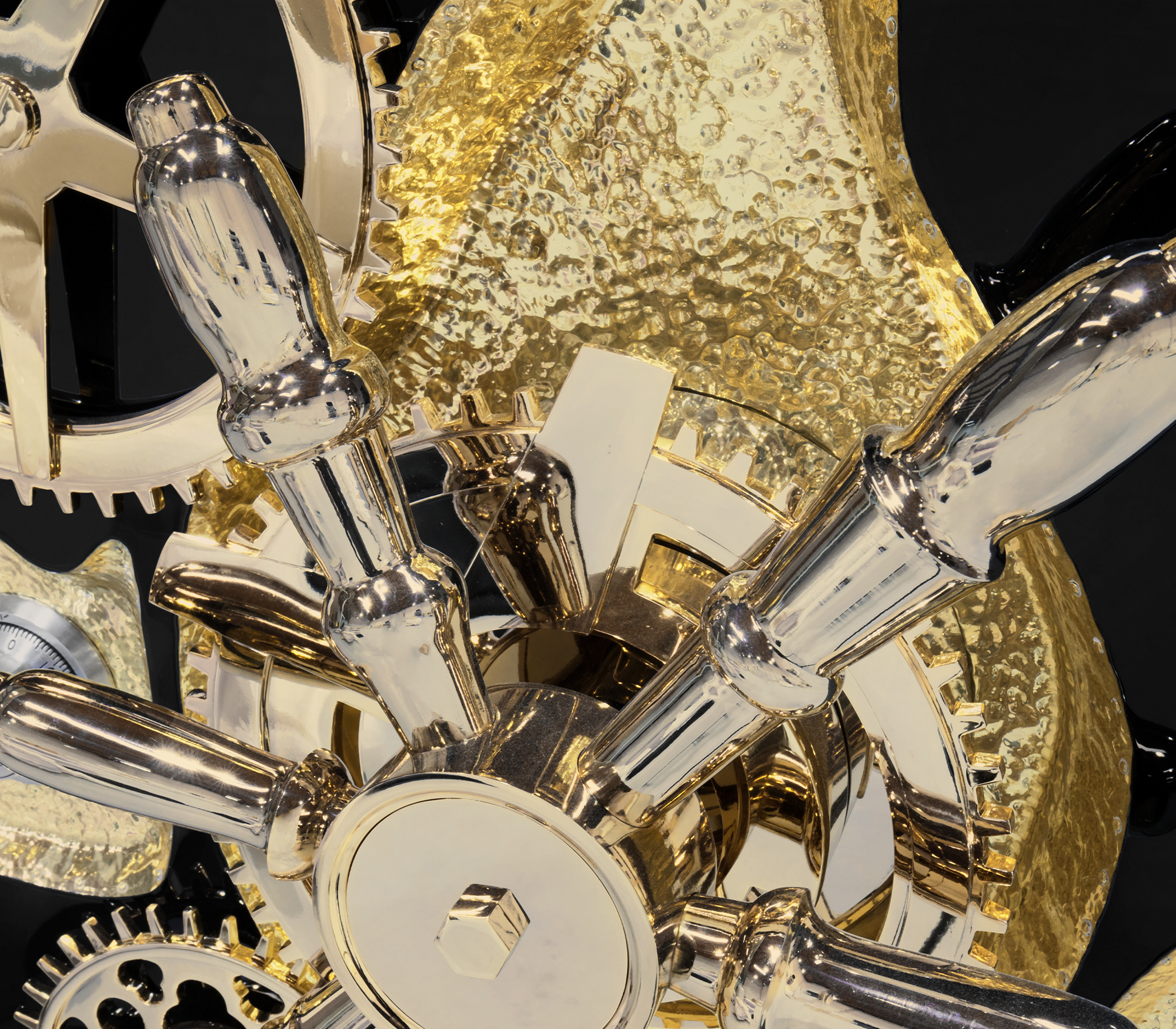 Tycoon Black & Gold Elite Designer Safe