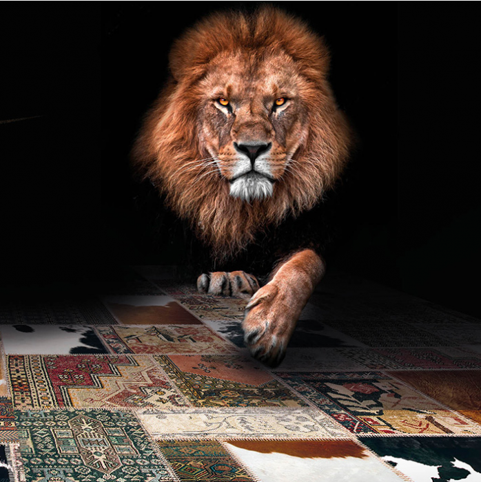 Limited Edition Wool / Cowhide Rug