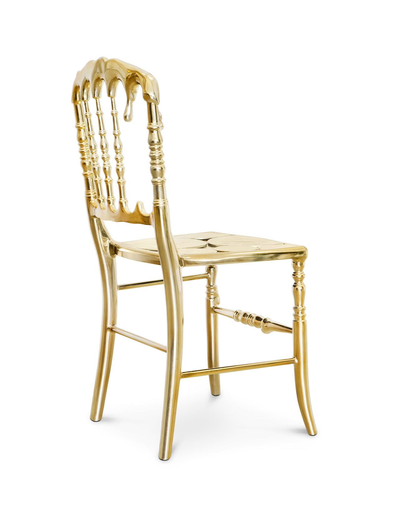Empyrean Gold Accent Designer Chair