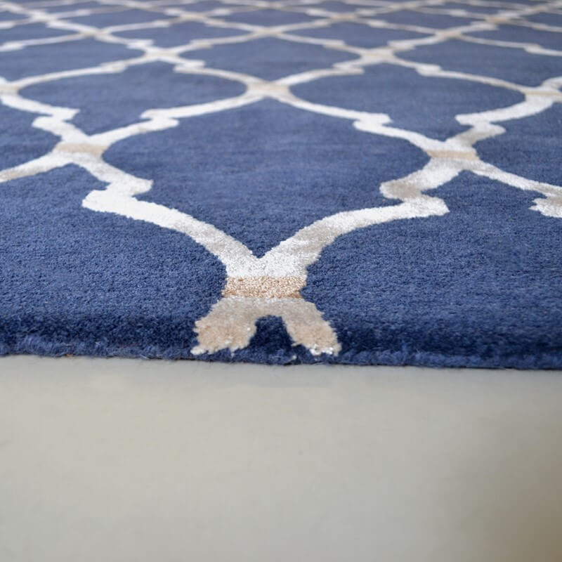Empire Trellis Indigo 45508 Premium Rug