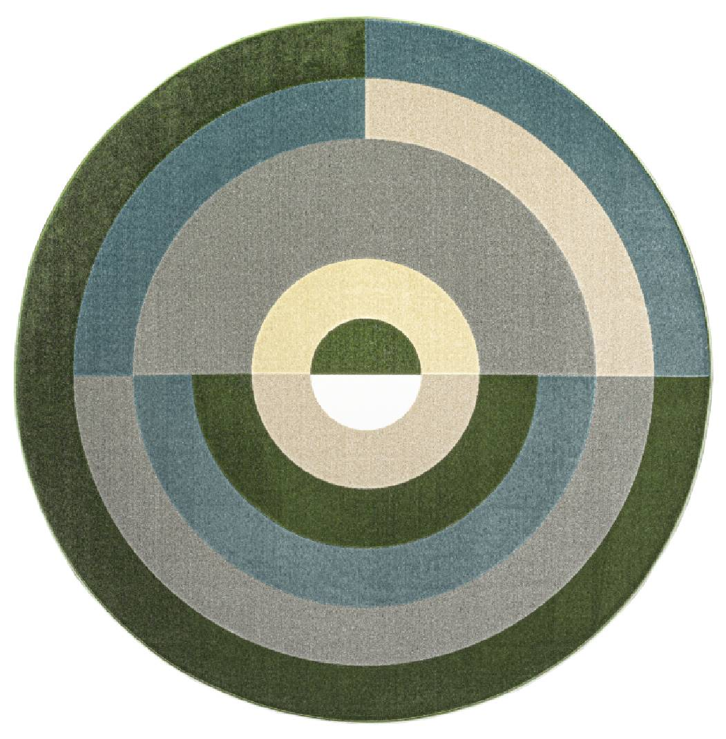 Geometric Round Rug | Size: Ø 160 cm