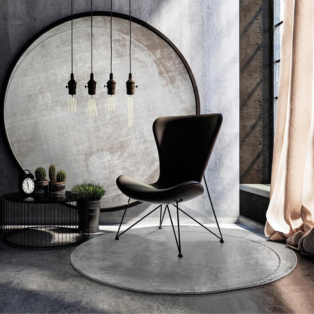 Luna Sand Round Rug