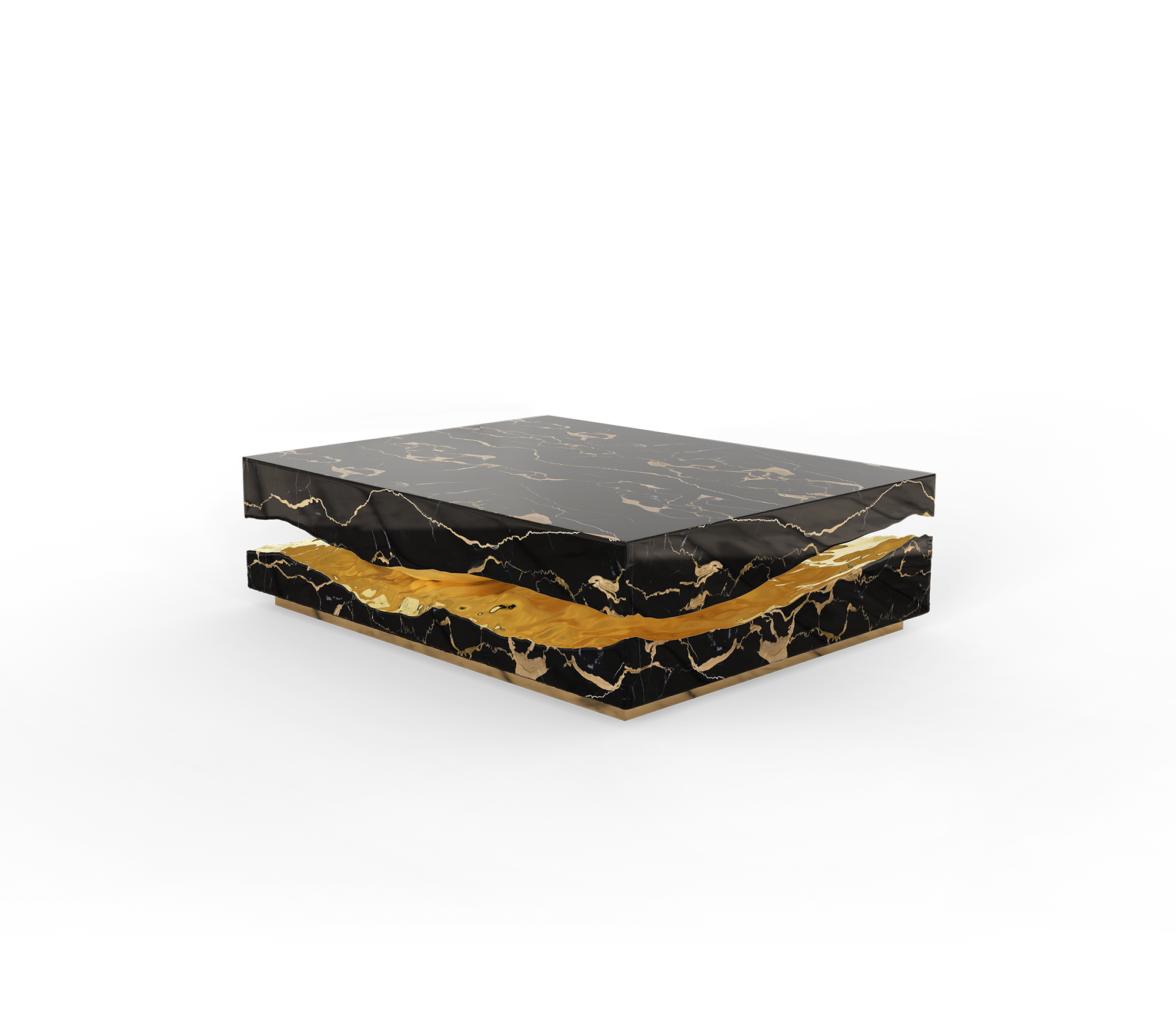 Portoro Marble Designer Table