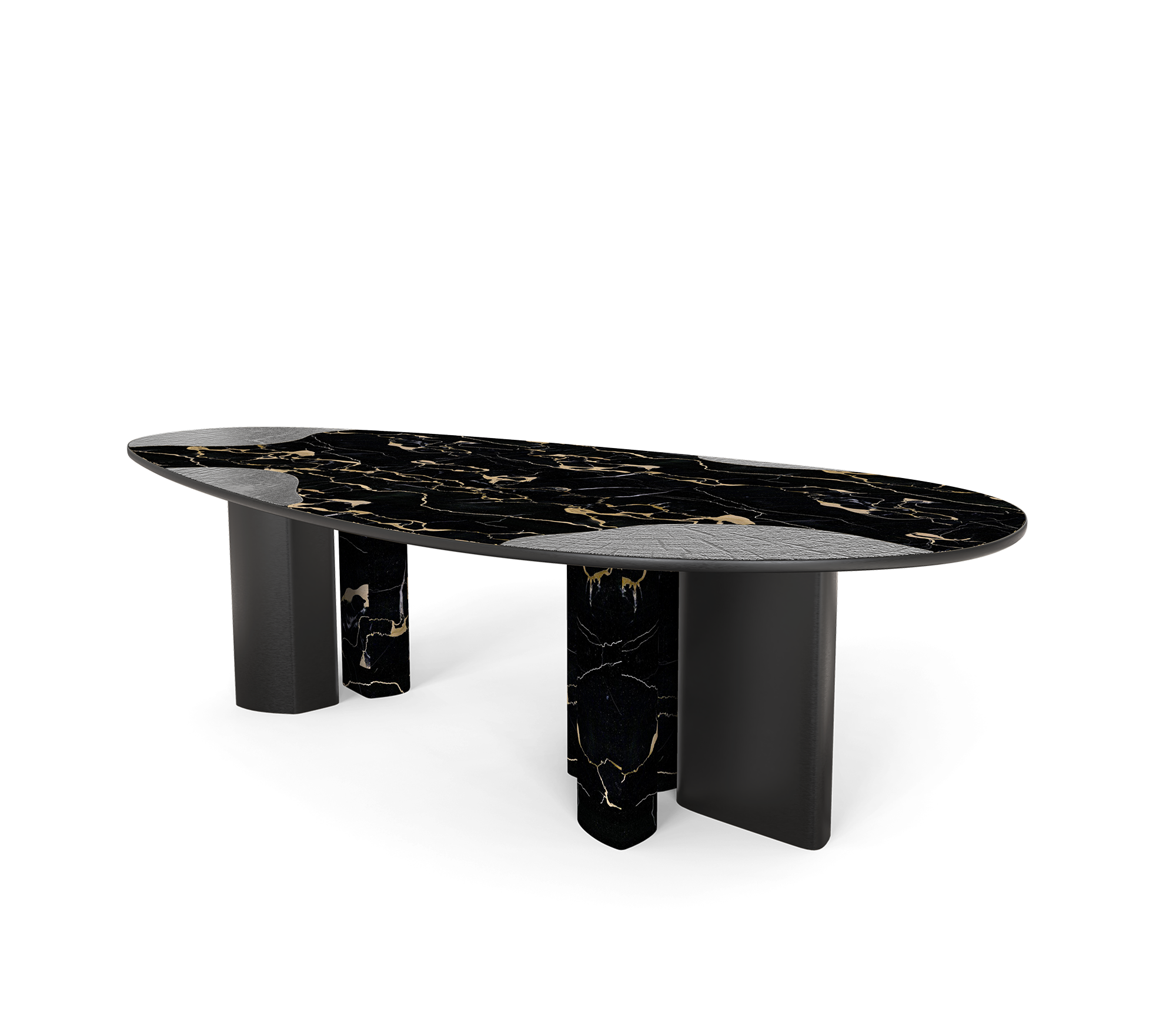 Marble & Onyx Luxe Dining Table