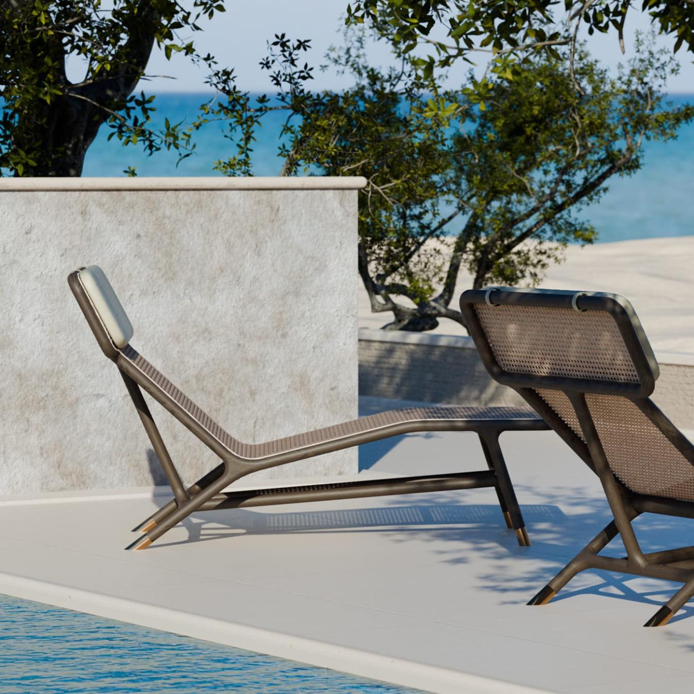 Joyce Natural Handcrafted Chaise Longue