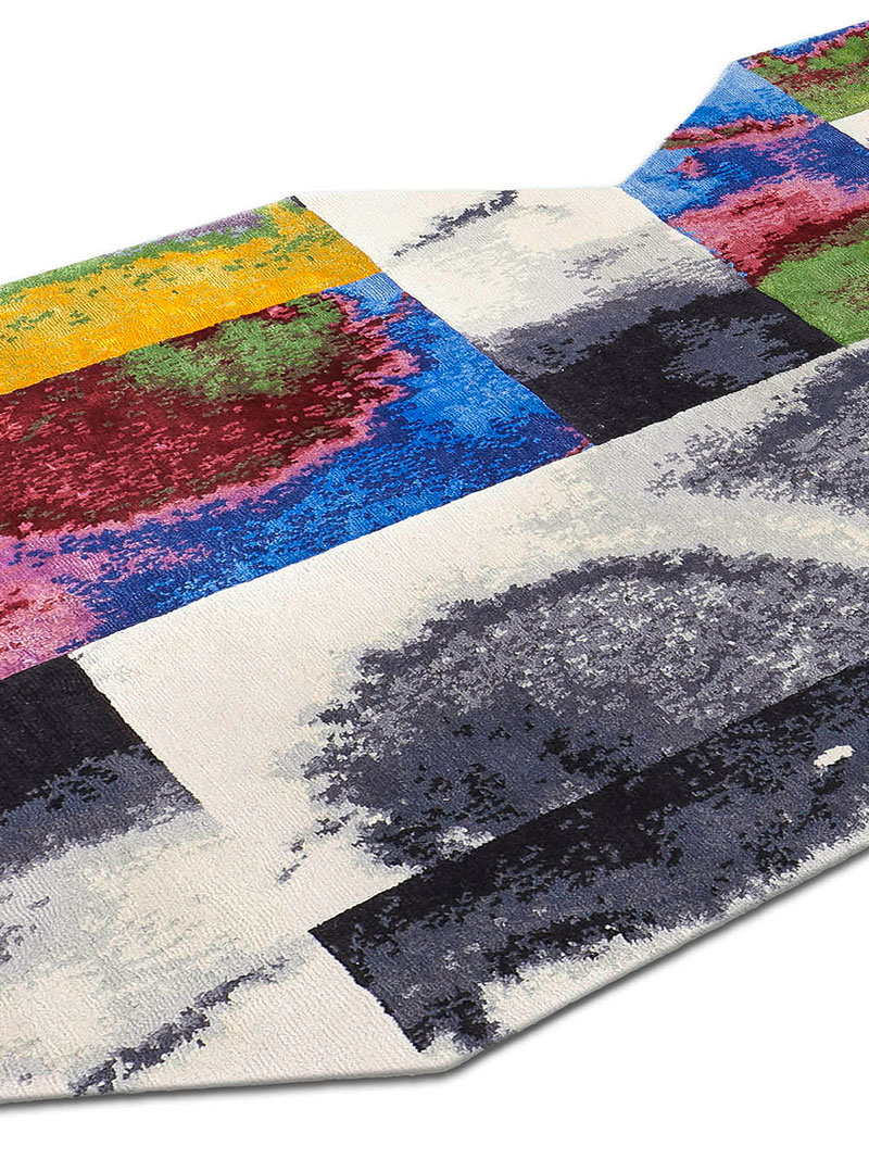 Galileo Hand-Knotted Wool / Silk Rug | Size: 120 × 300 cm