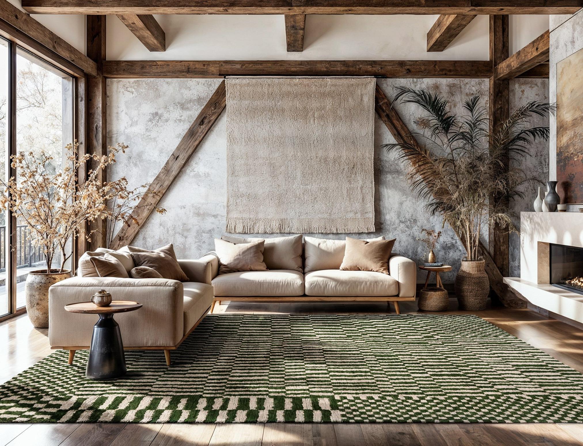 Desert-Inspired Beige Rug | Size: 140 x 200 cm
