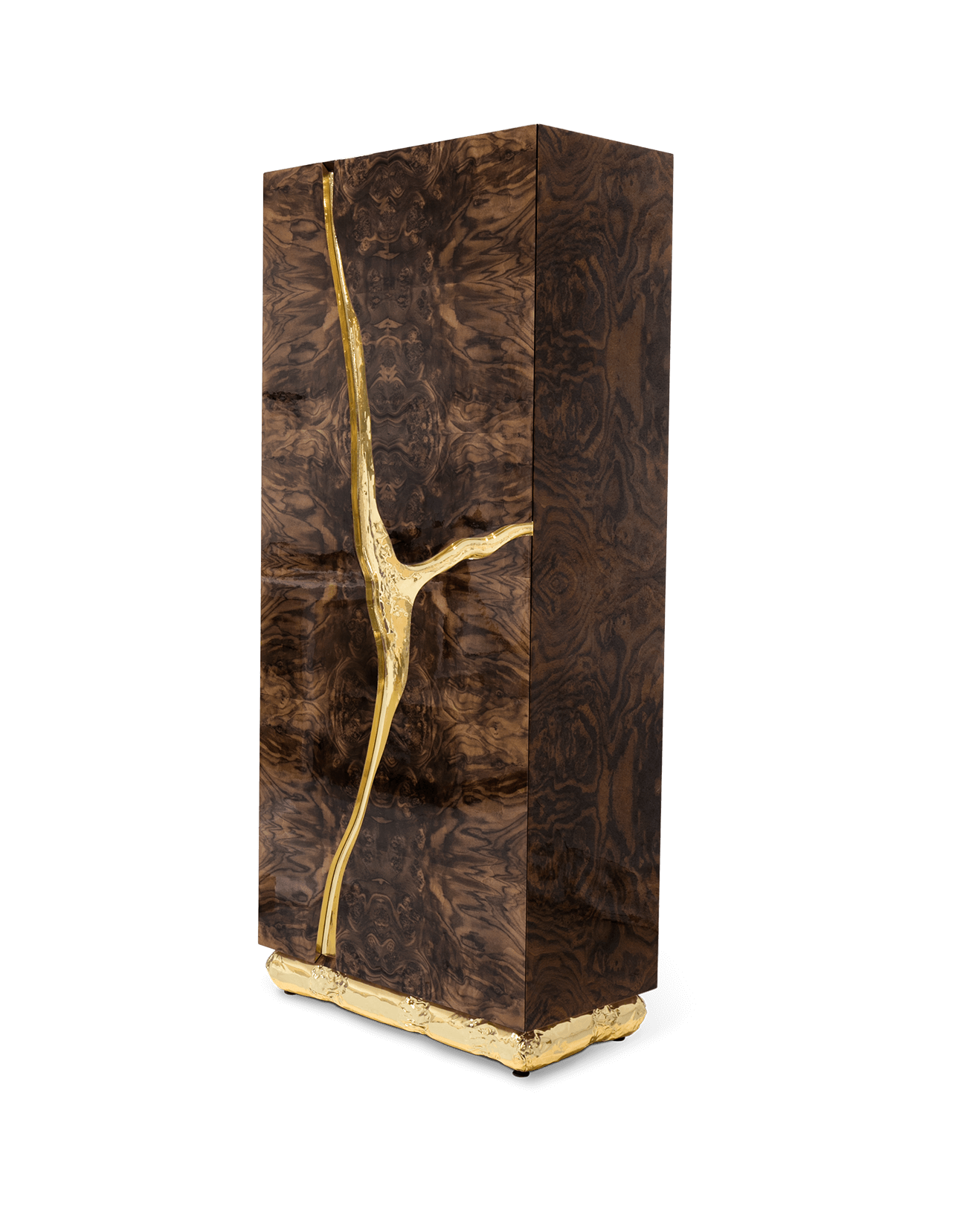 Fissure Walnut Designer Cabinet