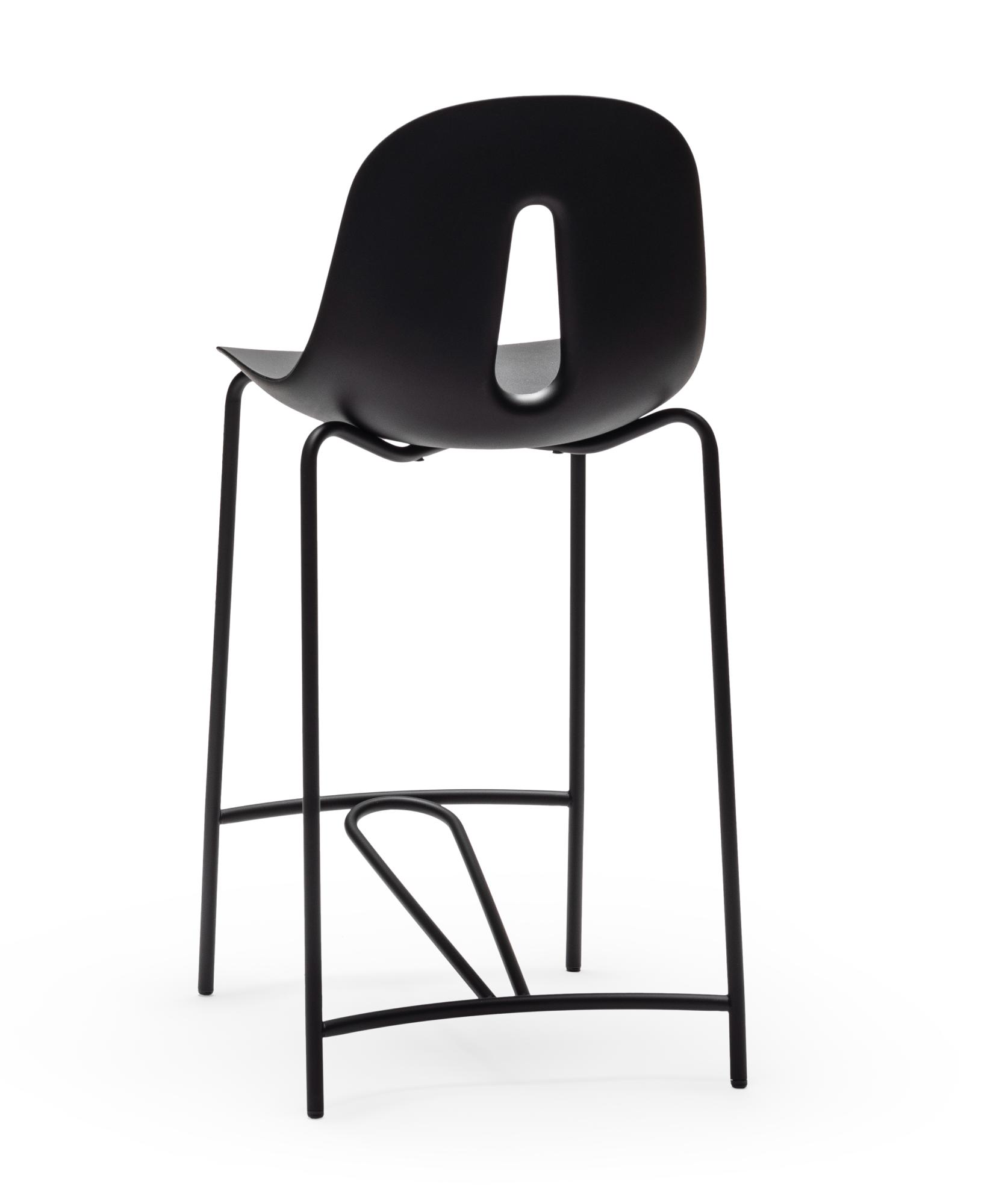 Gotham Black Bar Stool