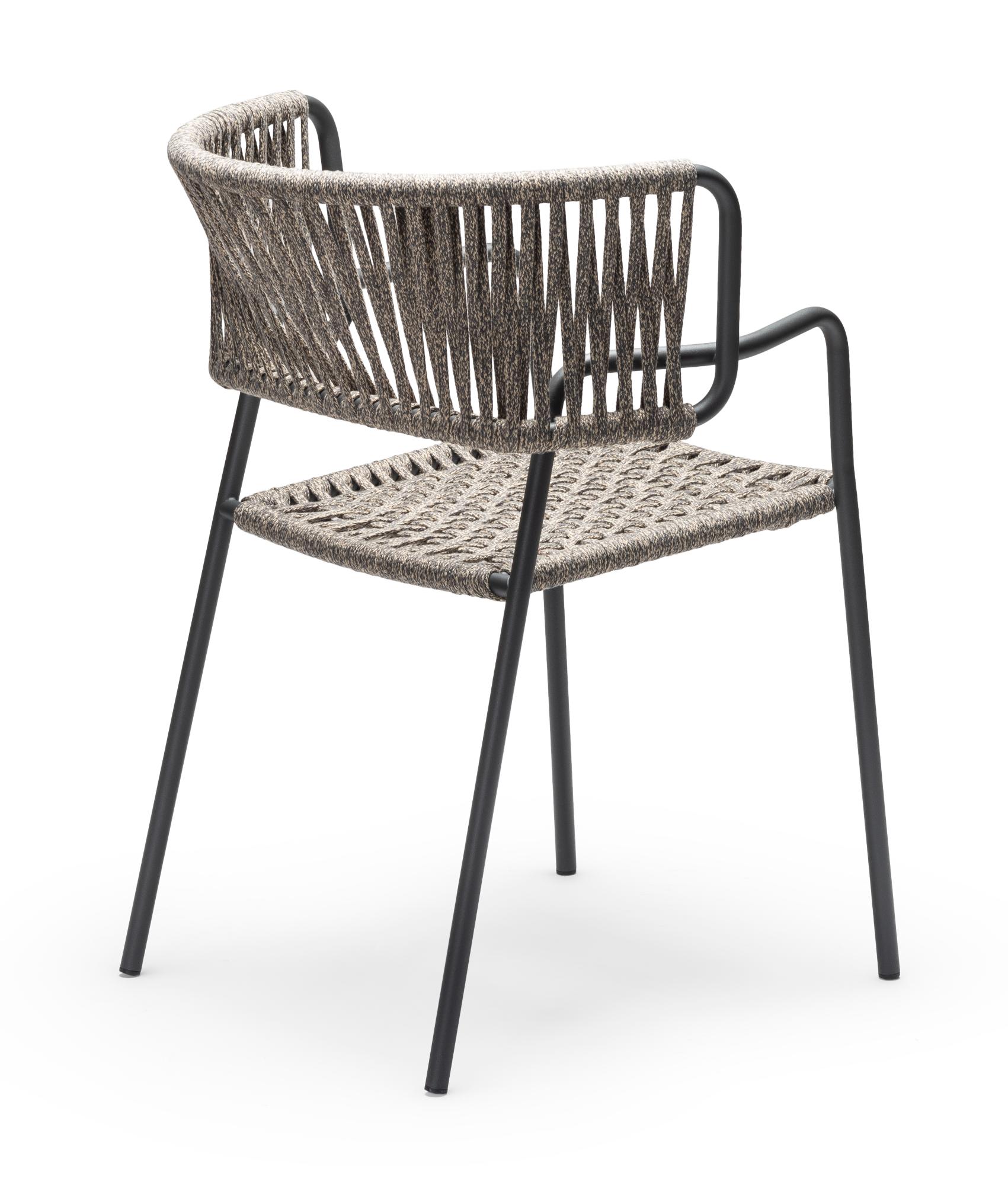 Klot Anthracite and Beige Chair