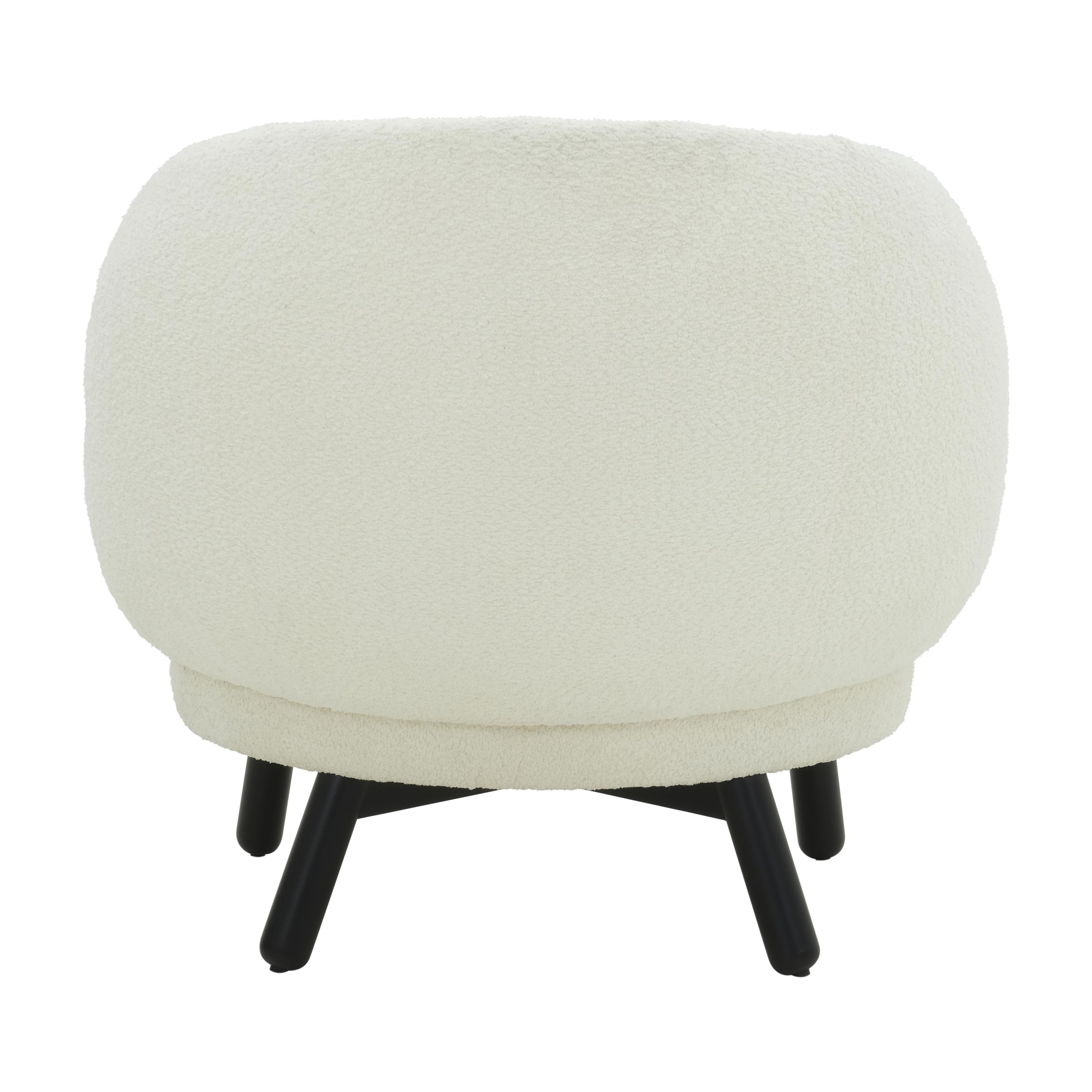 Amada White Armchair