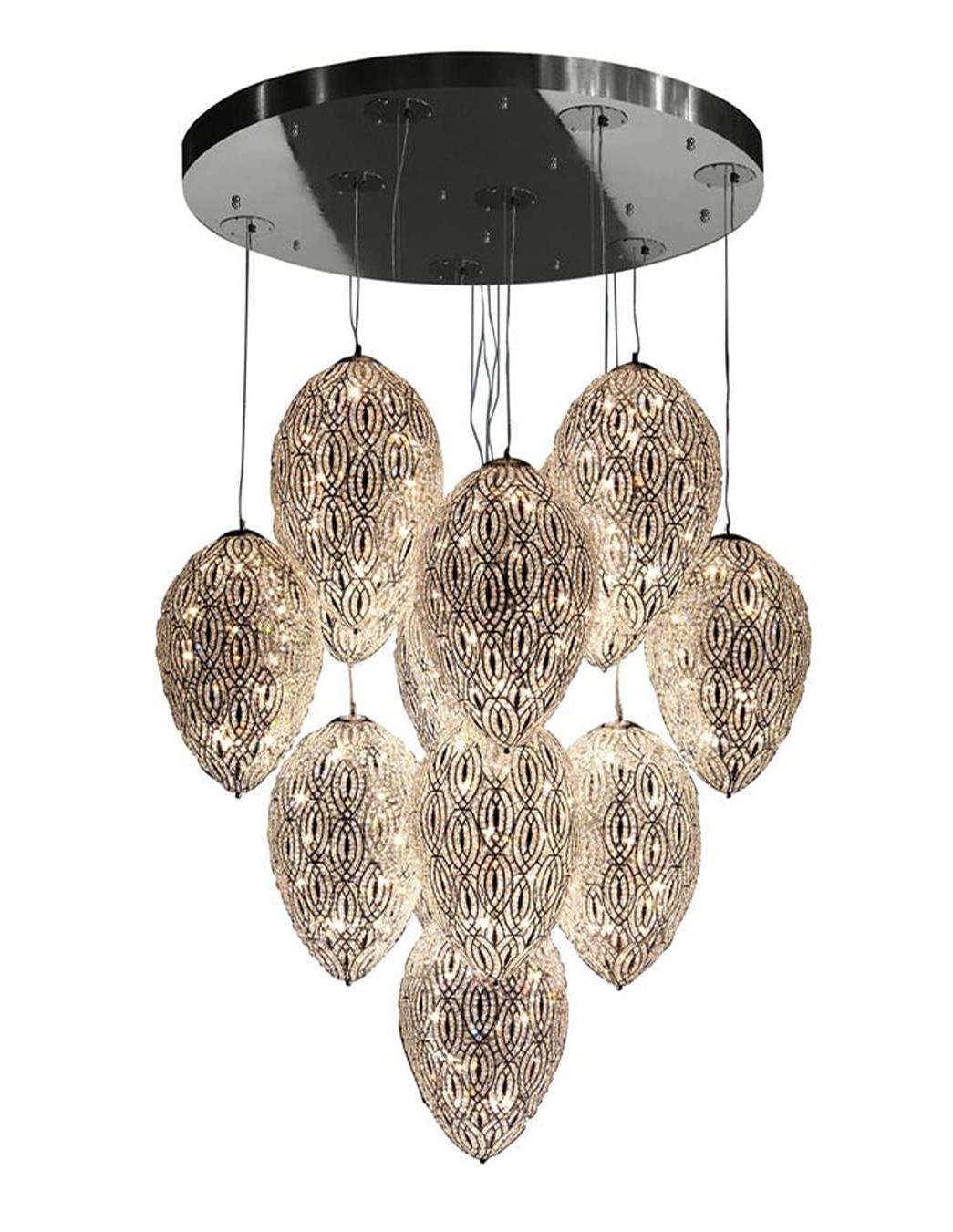 Arabesque Eggs Italian Chandelier