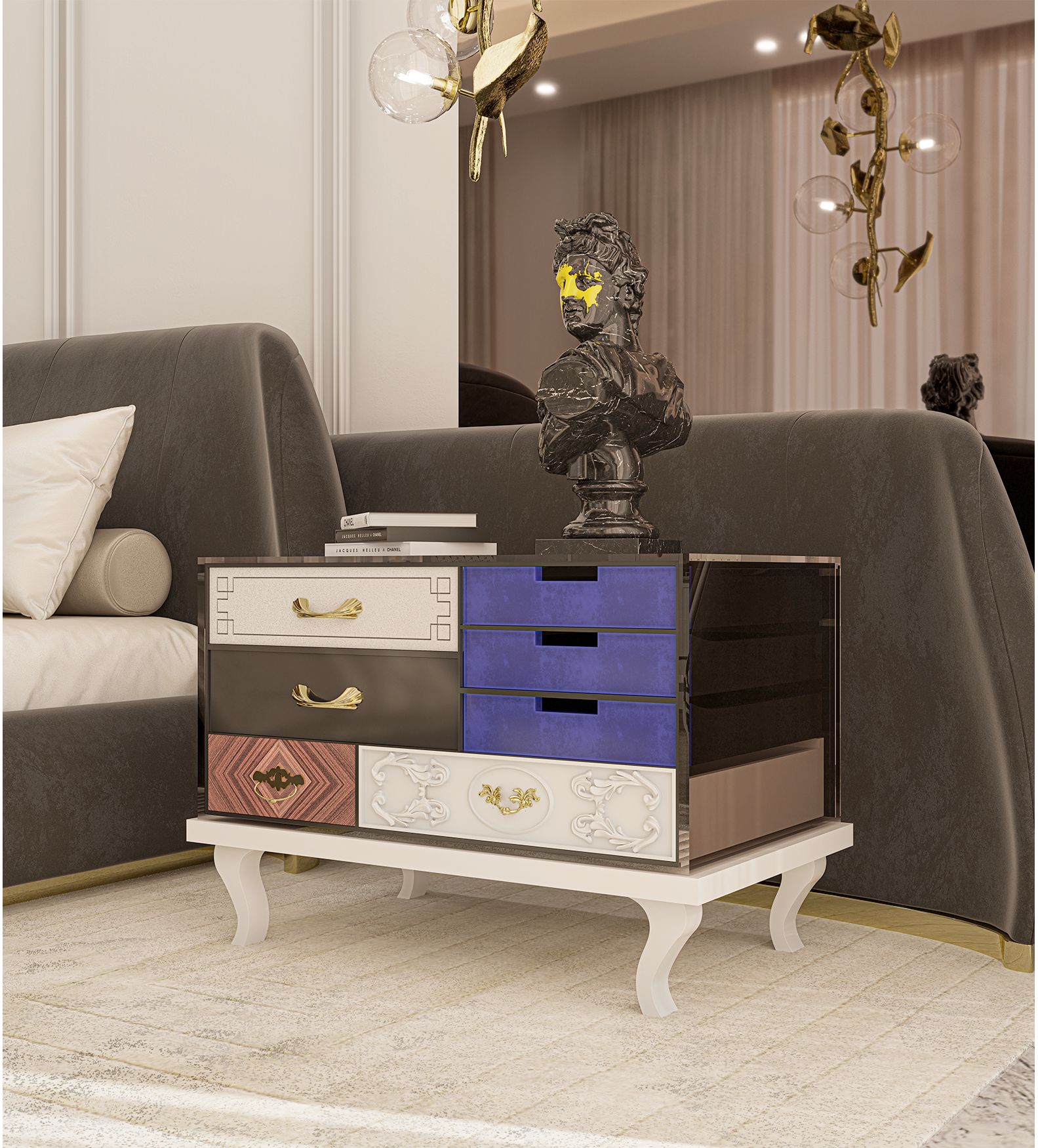 Urban Bedside Designer Table