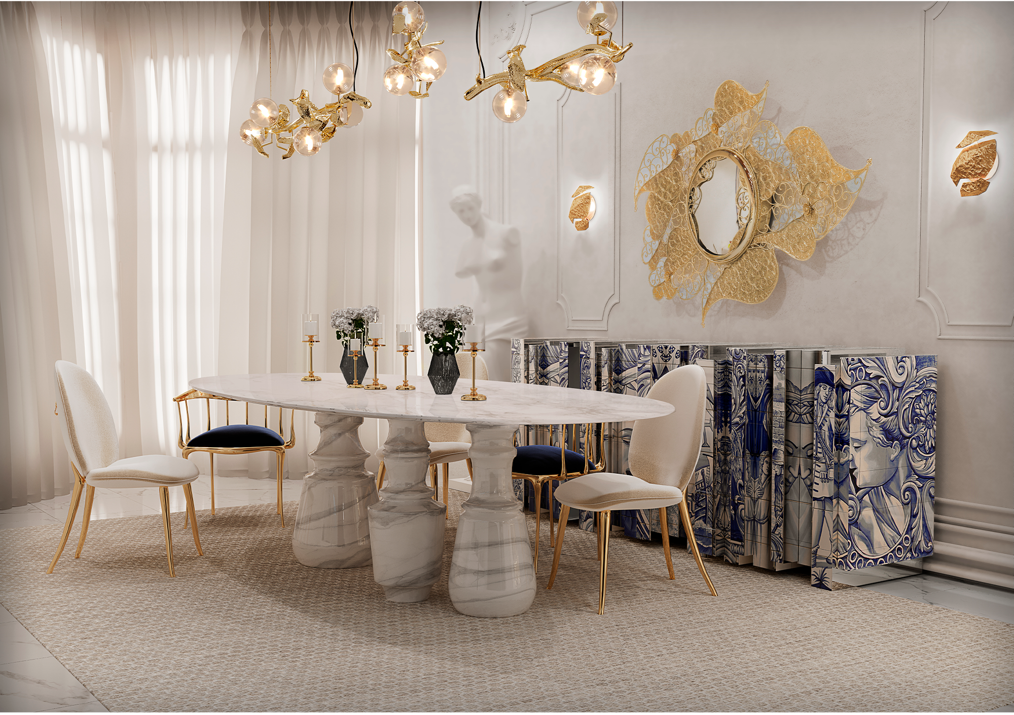 Oval XL Estremoz Luxe Dining Table