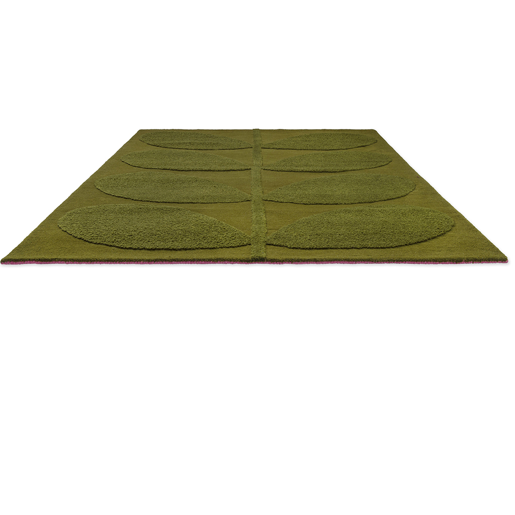 Solid Designer Green Rug | Size: 160 x 230 cm