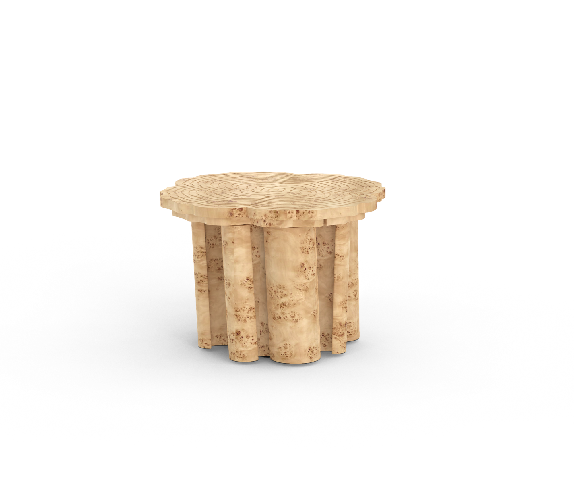 Poplar 3-Piece Coffee Table Set
