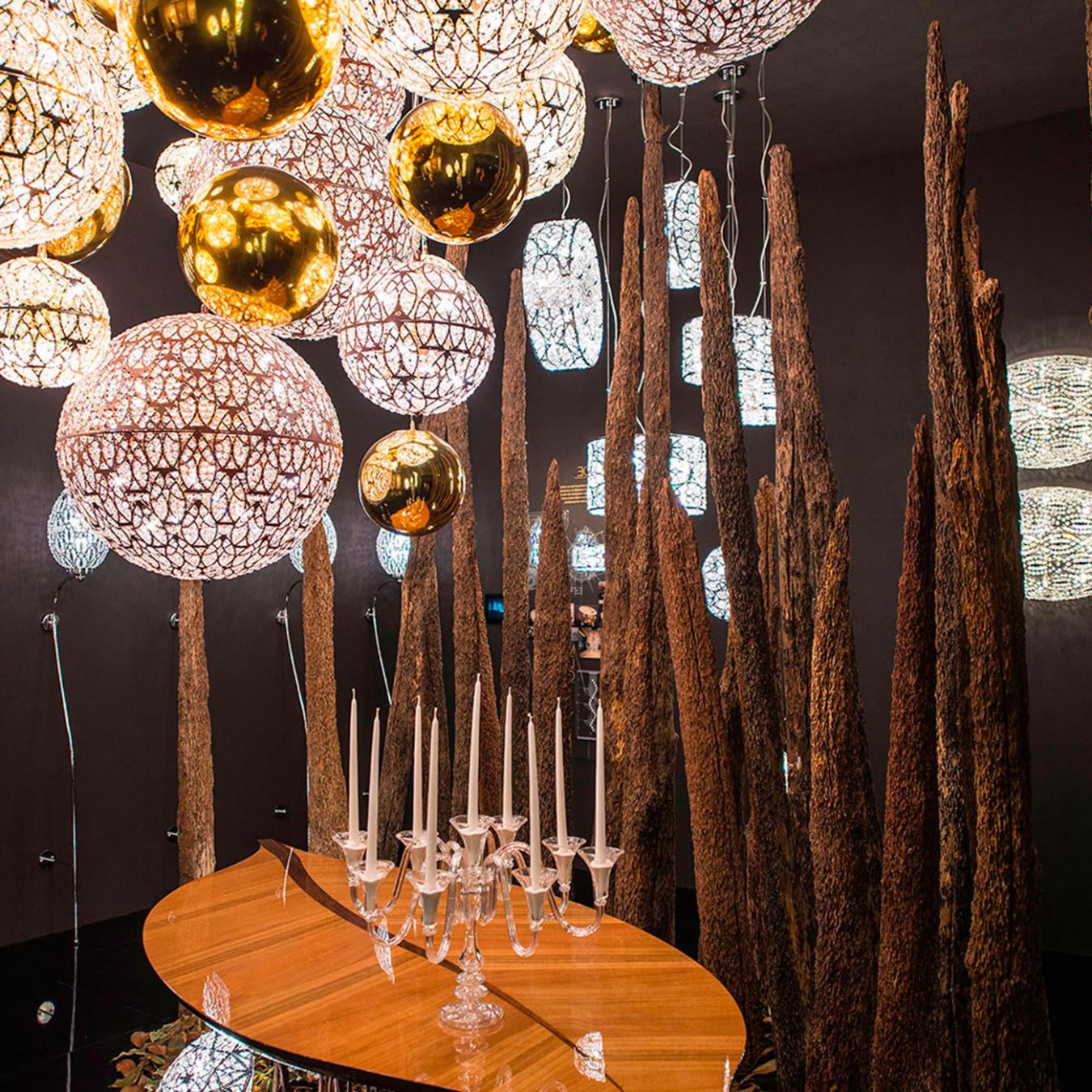 Arabesque Earth Handcrafted Pendant Light