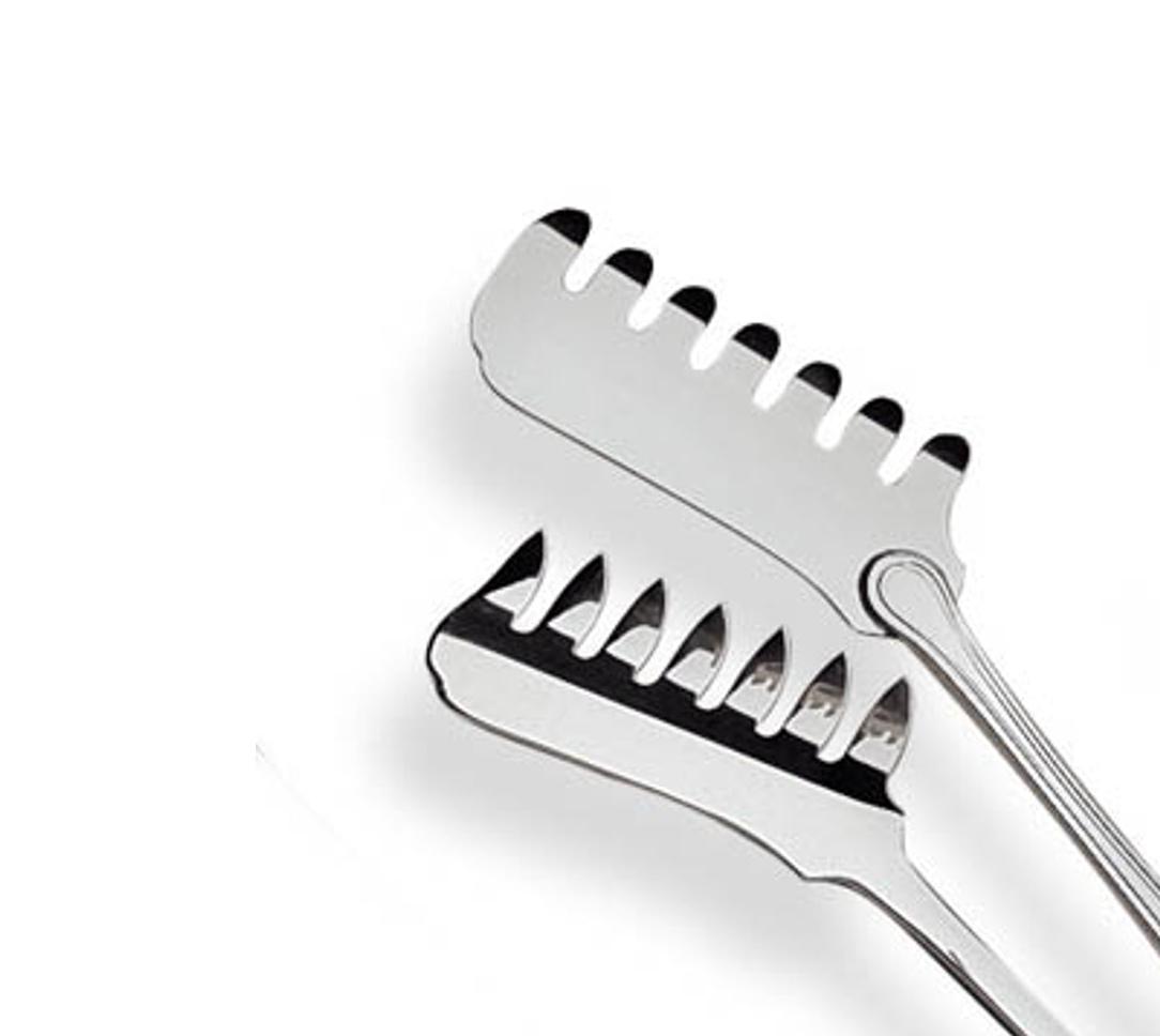 Silver-Plated Spaghetti Serving Tongs