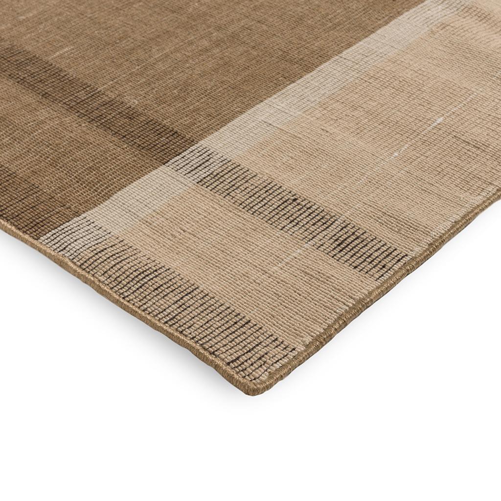 Zona Cashew Block Stripe Fresco Rug | Size: 140 x 200 cm