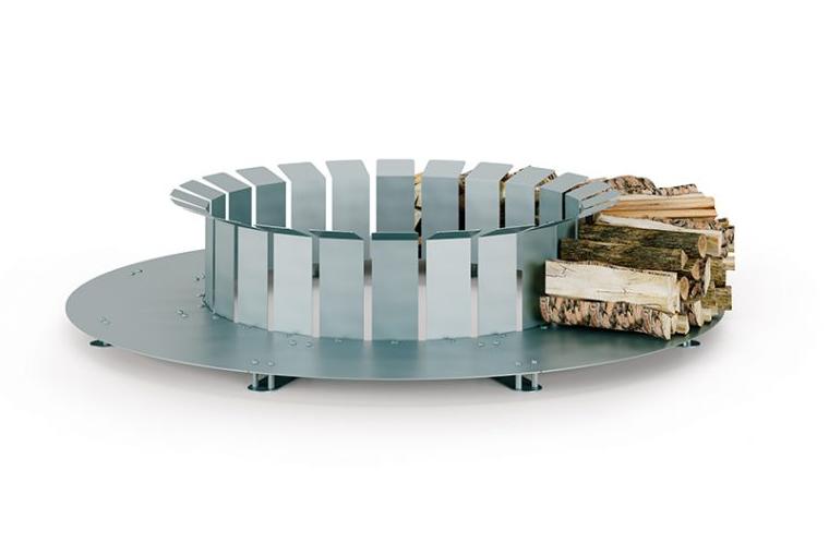 Round Outdoor Fire Pit