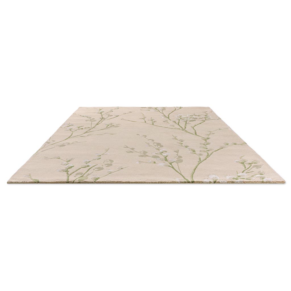 Willow Branch Hedgerow Green Rug | Size: 170 x 240 cm