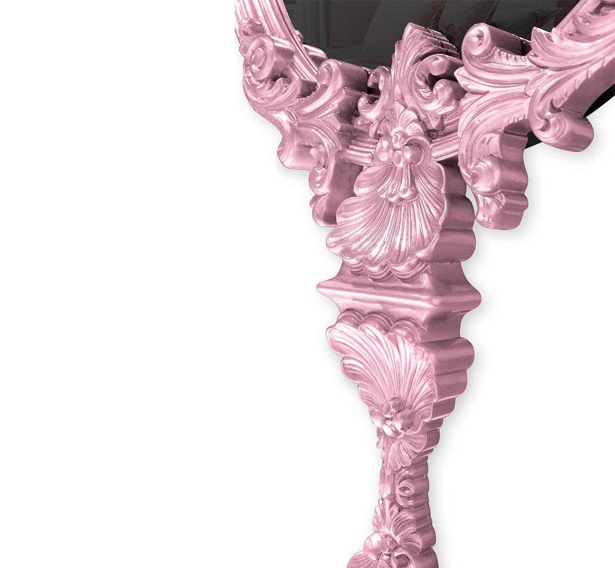 Magic Pink Mirror with TV