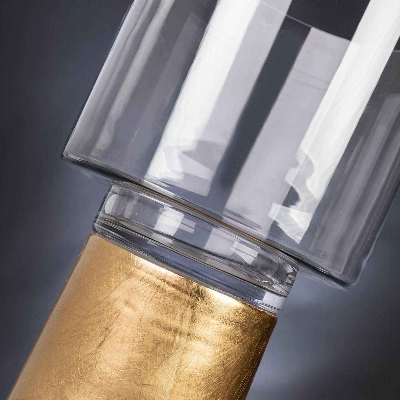 One Gold Italian Candleholder