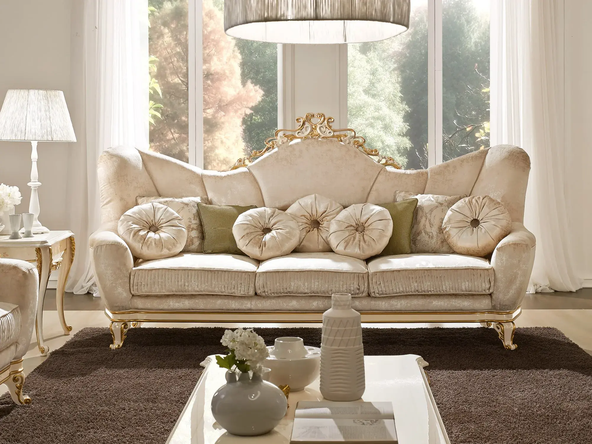Elegance Fabric Sofa | Configuration: 2-Seat
