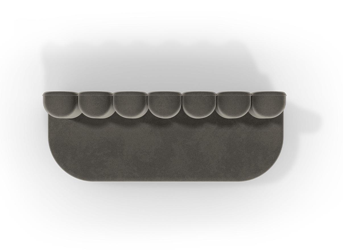 Fluffy Cloud II Grey Sofa