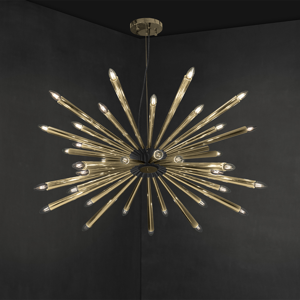 Opulent Glow Suspension Lamp