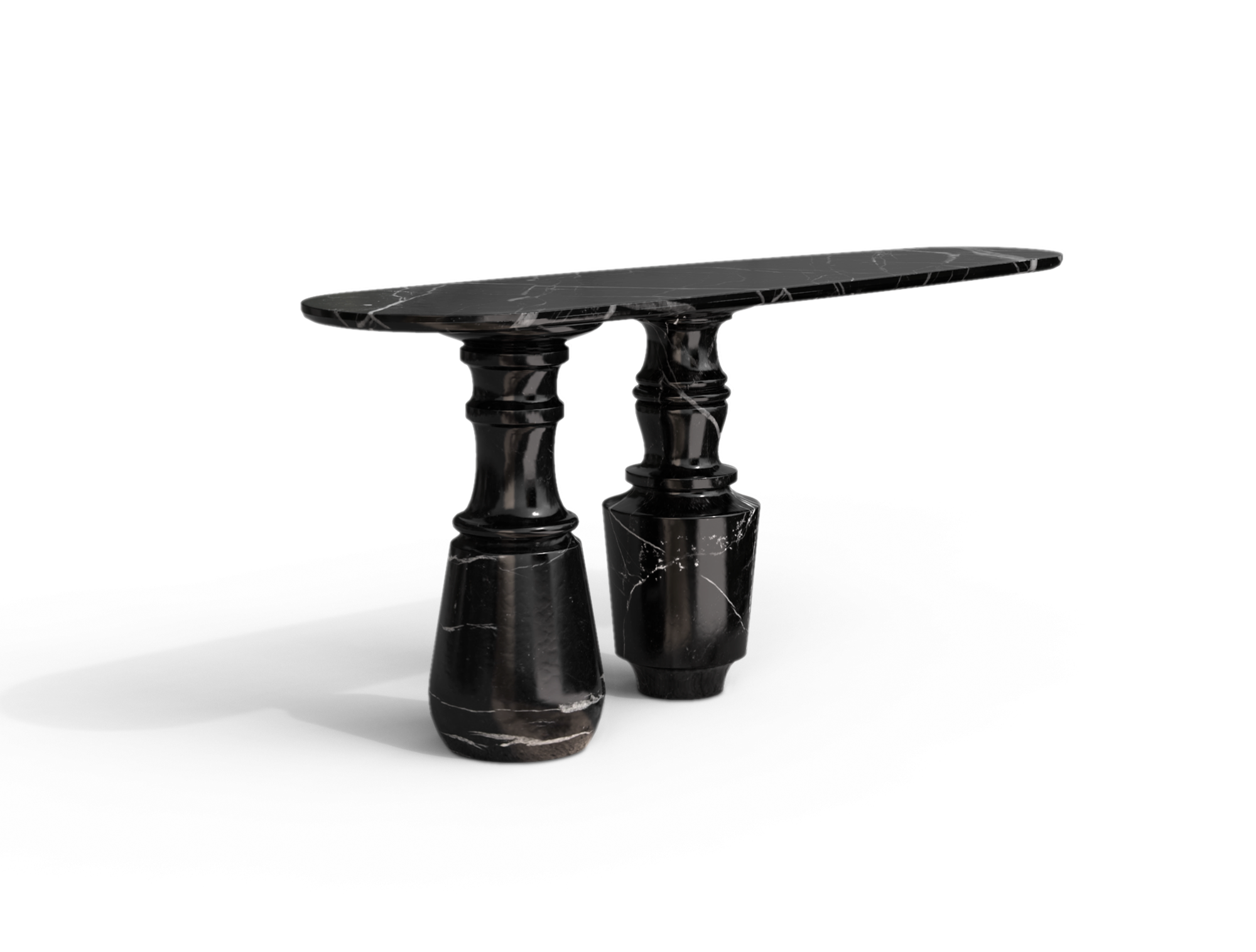 Obsidian Nero Marquina Designer Console