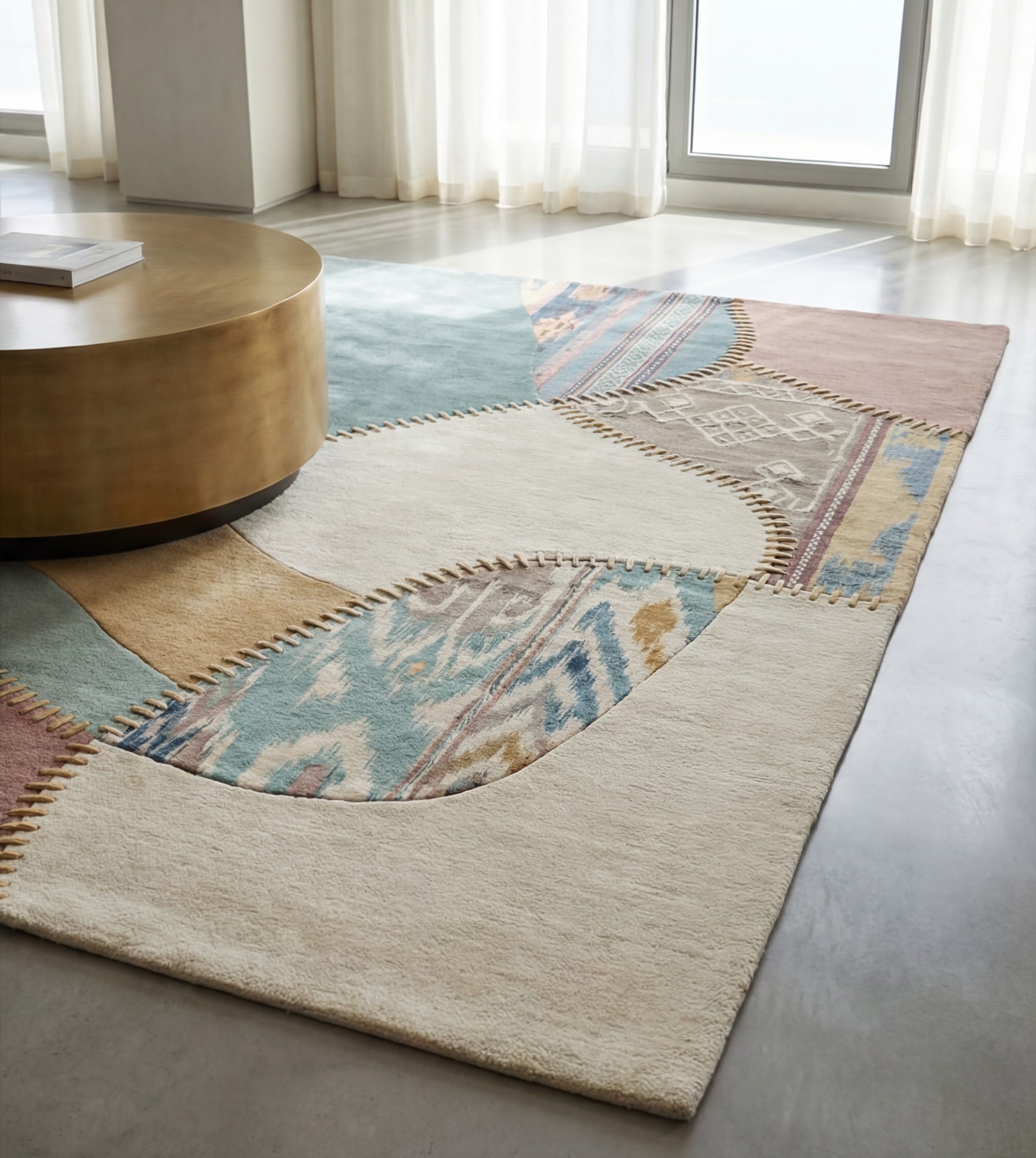 Textile Fragments Handwoven Rug