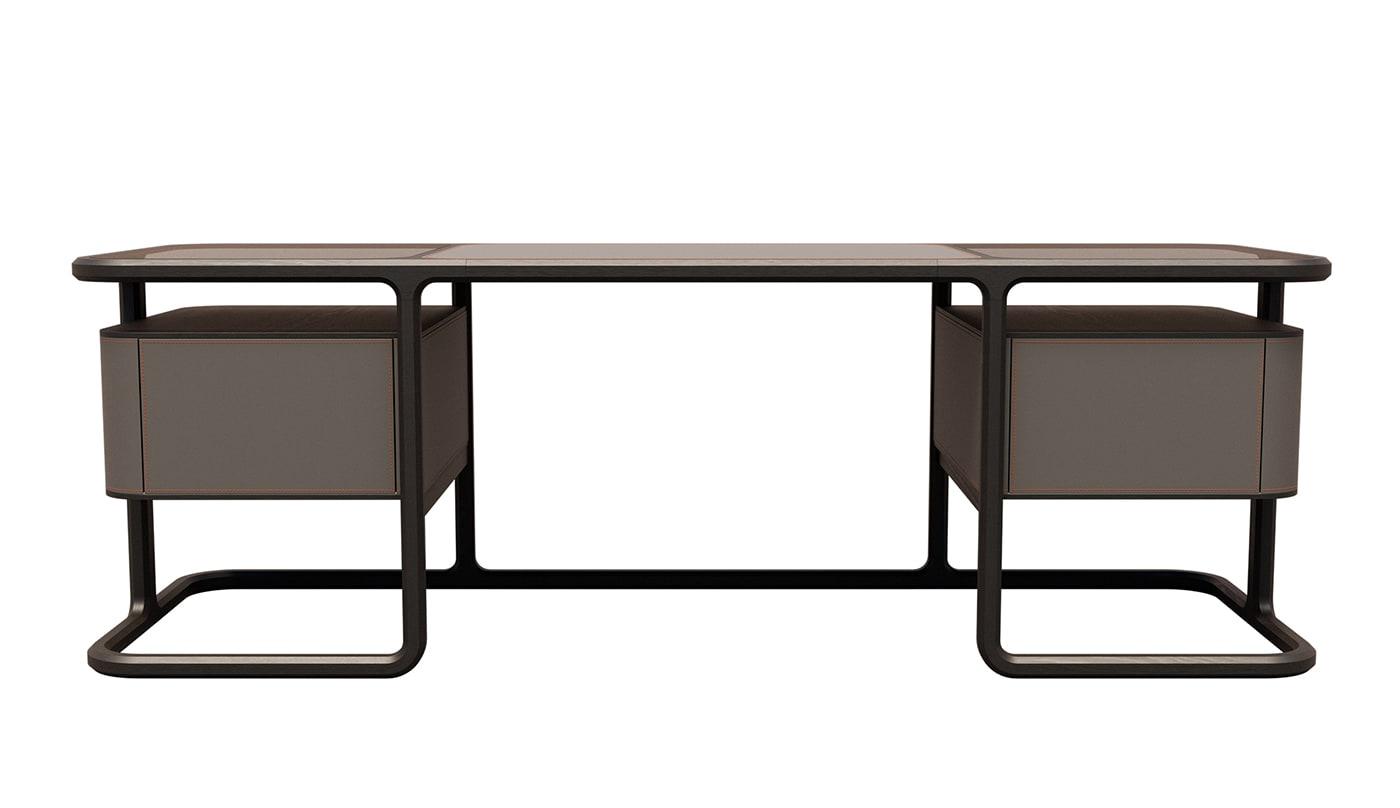 Isabel Dark Italian Desk