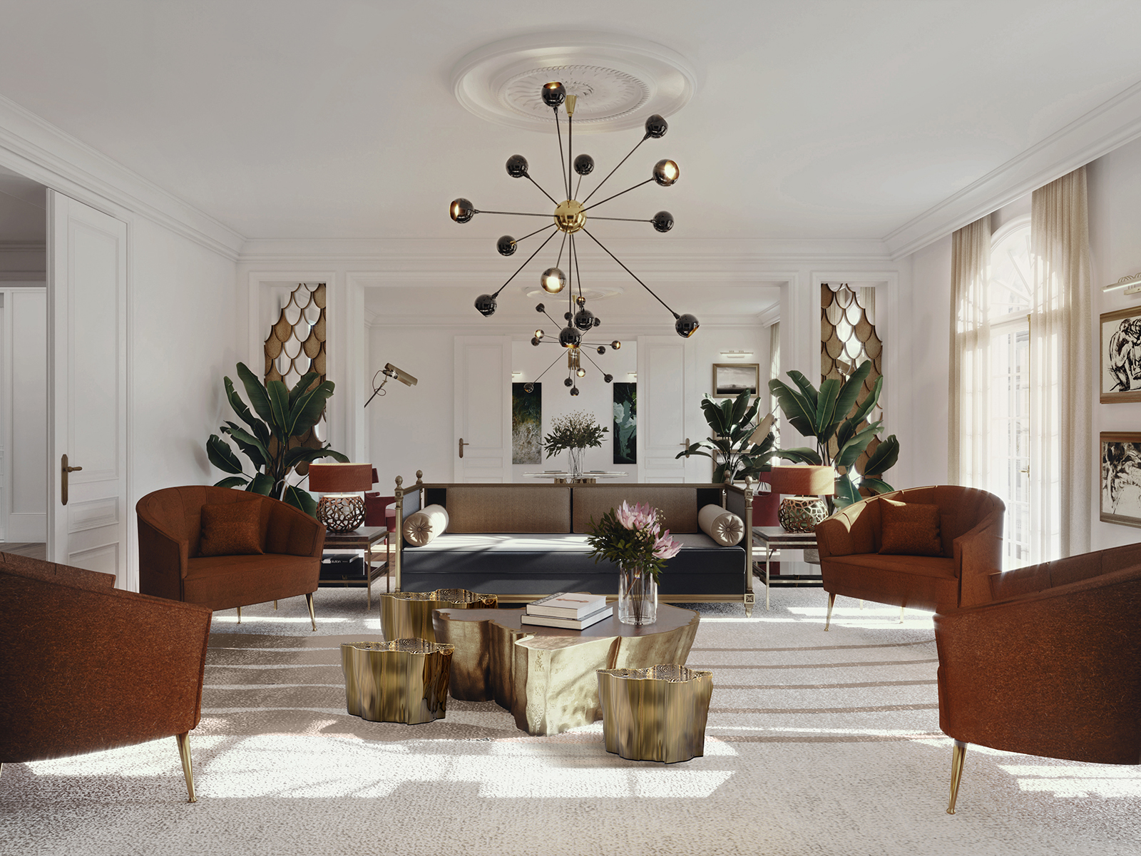 Silken Light Suspension Lamp - 3